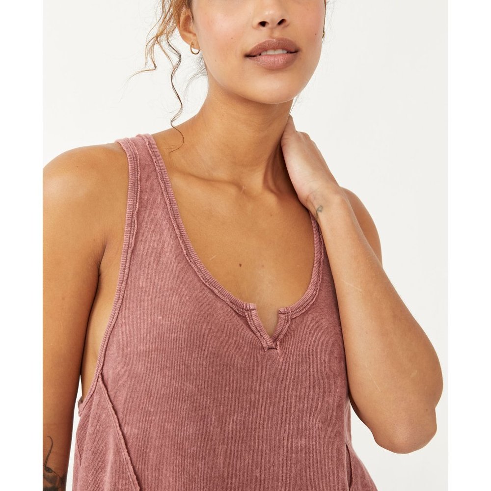 NWT Free People Care FP Chasing Sunsets Tunic / Russet Acorn - Picture 4 of 9